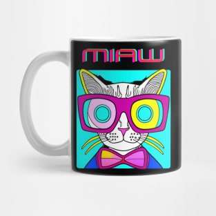 Cat Miaw - Cute and Playful Cat Design for Cat Lovers Mug